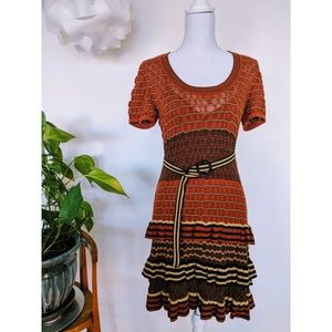 •Nanette Lepore• Cocktail Ruffle Dress